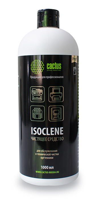 Спирт изопропиловый Cactus CS-ISOCLENE1 для очистки техники 1л.