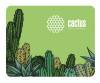 Коврик для мыши Cactus CS-MP-C02S Мини зеленый 250x200x3мм