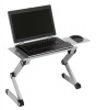 Стол для ноутбука Cactus CS-LS-T8 серебристый каркас серебристый 27x42см 