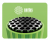 Коврик для мыши Cactus CS-MP-C01SMAK Мини зеленый