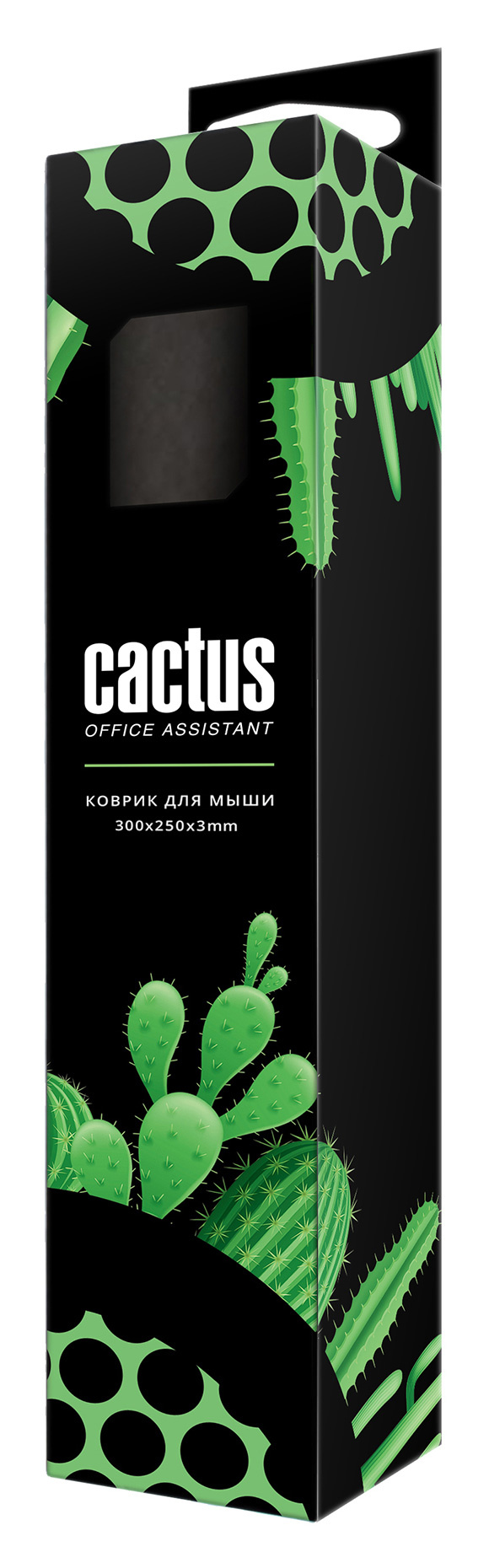 Коврик для мыши Cactus Black Mesh 300x250x3мм (CS-MP-D02M)