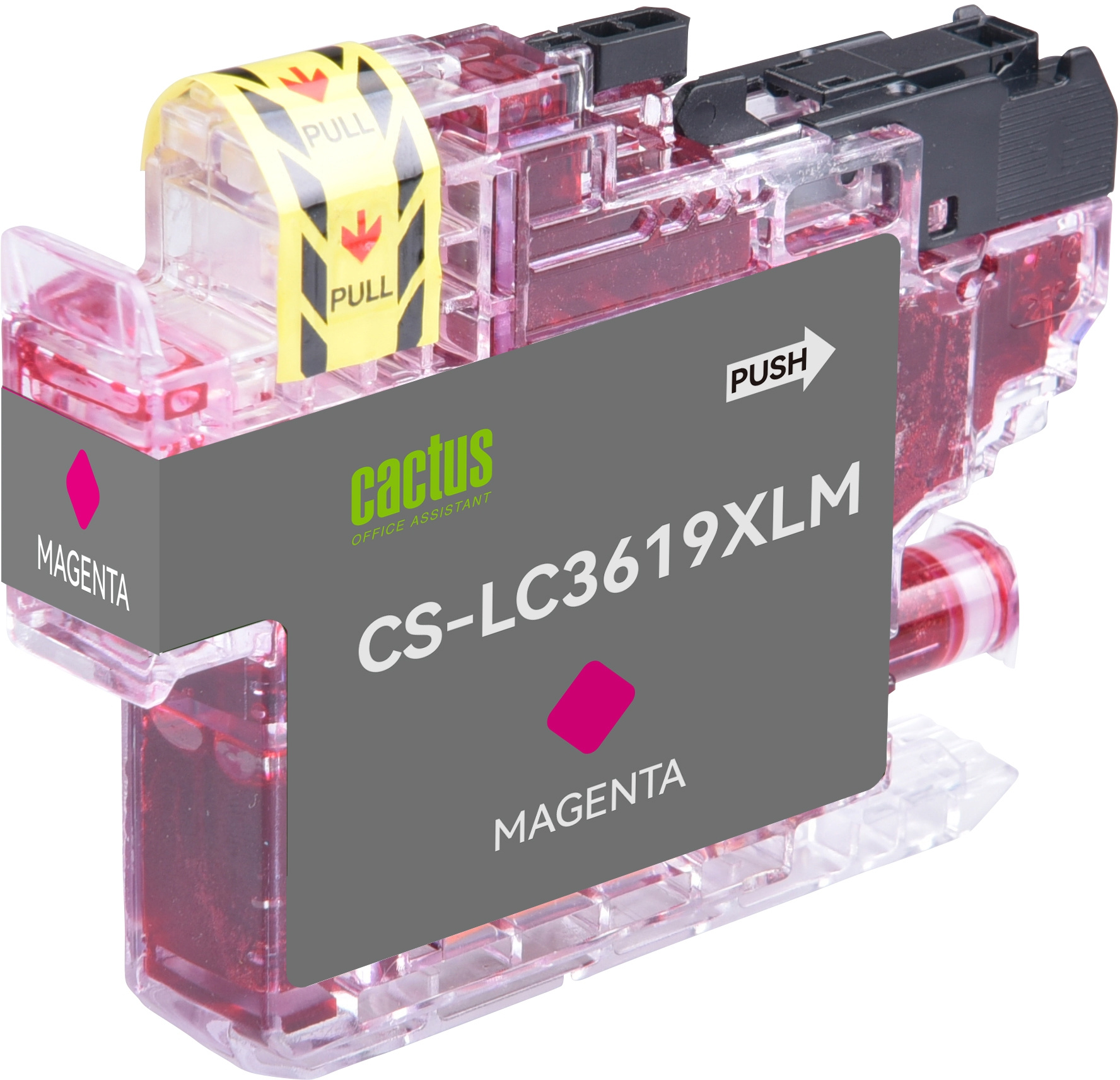 Картридж струйный Cactus CS-LC3619XLM пурпурный (19.4мл) для Brother MFC-J2330DW/J2730DW/J3530DW/J3930DW