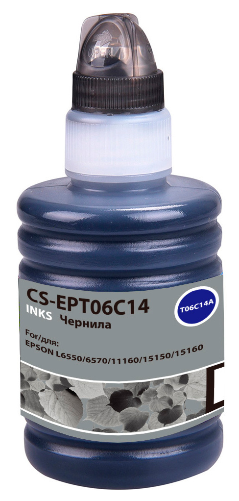 Чернила Cactus CS-EPT06C14 112BK черный пигментный 140мл для Epson L6550/6570/11160/15150/15160