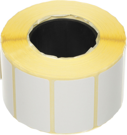 Термоэтикетки Cactus Eco CS-TE43251000 сег.:43x25мм самоклей. д.вн.рул.80мм д.вт.40мм 1000шт/рул белый