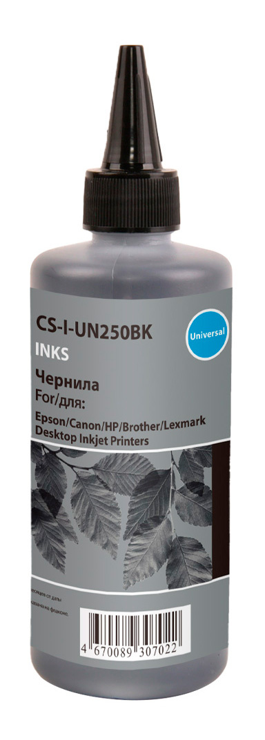 Чернила Cactus CS-I-Un250BK черный 250мл для HP/Lexmark/Canon/Epson/Brother