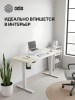 Стол для компьютера Cactus CS-EDL-WWD электропривод столешница МДФ белый дуб молочный каркас белый 140x72x60см 