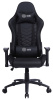 Кресло игровое Cactus CS-CHR-0099BL с RGB подсветкой черный экокожа с подголов. крестов. сталь 