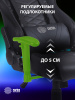Кресло игровое Cactus CS-CHR-0099BL с RGB подсветкой черный экокожа с подголов. крестов. сталь 