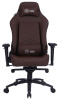 Кресло игровое Cactus CS-CHR-0112BR коричневый экокожа с подголов. крестов. сталь 