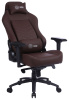 Кресло игровое Cactus CS-CHR-0112BR коричневый экокожа с подголов. крестов. сталь 
