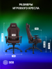 Кресло игровое Cactus CS-CHR-0112BR коричневый экокожа с подголов. крестов. сталь 