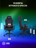 Кресло игровое Cactus CS-CHR-0112BL черный экокожа с подголов. крестов. сталь 