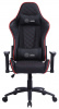 Кресло игровое Cactus CS-CHR-030BLR черный/красный эко.кожа с подголов. крестов. сталь 