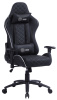 Кресло игровое Cactus CS-CHR-030BLS черный/серебристый экокожа с подголов. крестов. сталь 