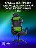 Кресло игровое Cactus CS-CHR-030BLS черный/серебристый экокожа с подголов. крестов. сталь 