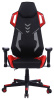 Кресло игровое Cactus CS-CHR-090BLR черный/красный экокожа/сетка крестов. нейлон 