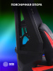 Кресло игровое Cactus CS-CHR-090BLR черный/красный экокожа/сетка крестов. нейлон 