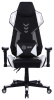 Кресло игровое Cactus CS-CHR-090BLW черный/белый экокожа/сетка крестов. нейлон 