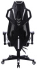 Кресло игровое Cactus CS-CHR-090BLW черный/белый экокожа/сетка крестов. нейлон 