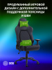 Кресло игровое Cactus CS-CHR-130 черный экокожа с подголов. крестов. сталь 