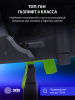 Кресло игровое Cactus CS-CHR-130 черный экокожа с подголов. крестов. сталь 