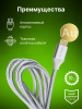 Кабель аудио-видео Cactus CS-HDMI.2.1-3 HDMI (m)/HDMI (m) 3м. позолоч.конт. серебристый