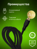Кабель аудио-видео Cactus CS-HDMI.2-10 HDMI (m)/HDMI (m) 10м. позолоч.конт. черный