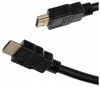 Кабель аудио-видео Cactus CS-HDMI.1.4-1 HDMI (m)/HDMI (m) 1м. позолоч.конт. черный
