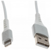 Кабель Cactus CS-LG.USB.A-1 USB (m)-Lightning (m) 1м белый блистер 