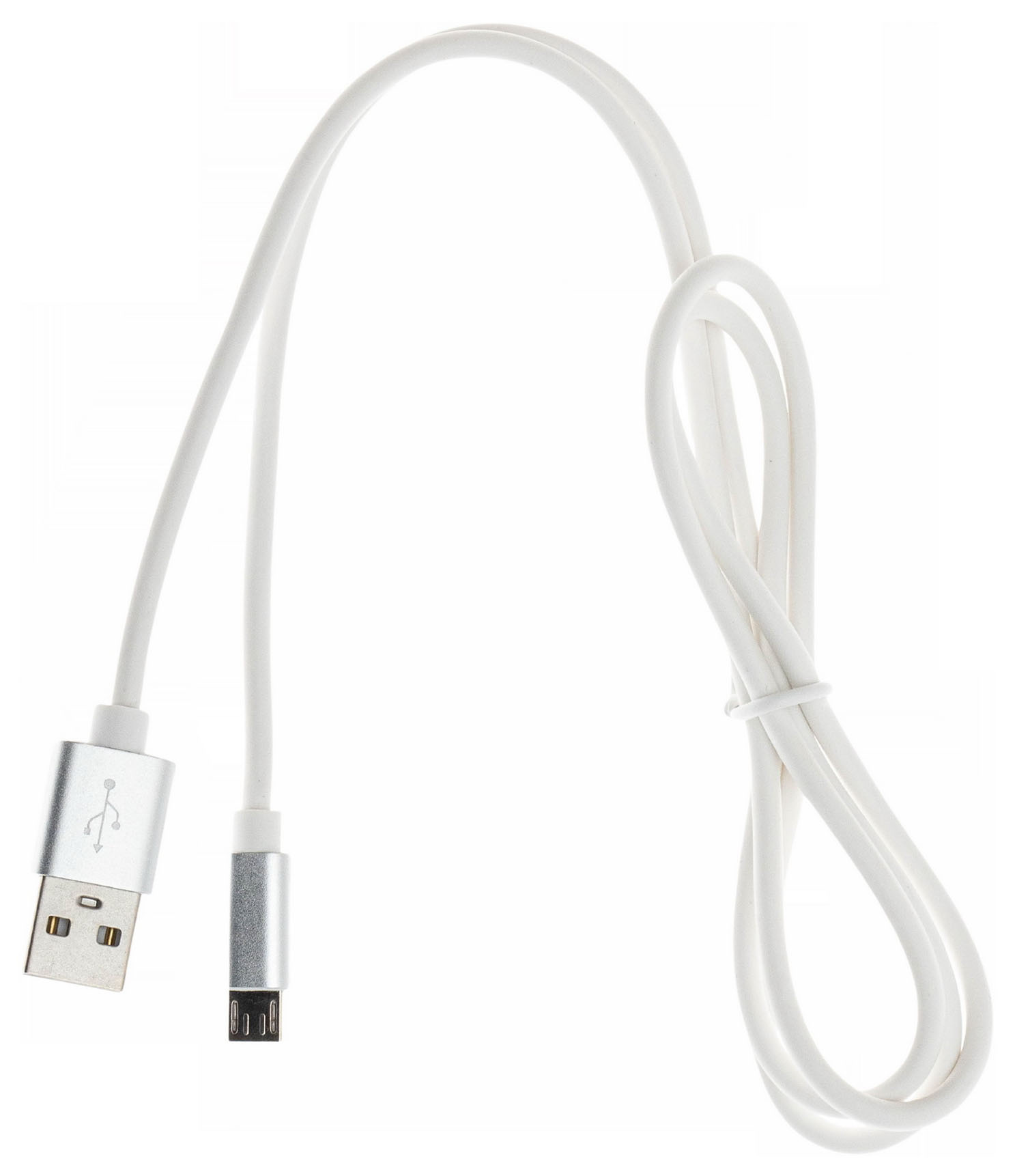 Кабель Cactus CS-USB.A.USB.MICRO-1 USB Type-C (m)-micro USB (m) 1м белый блистер 