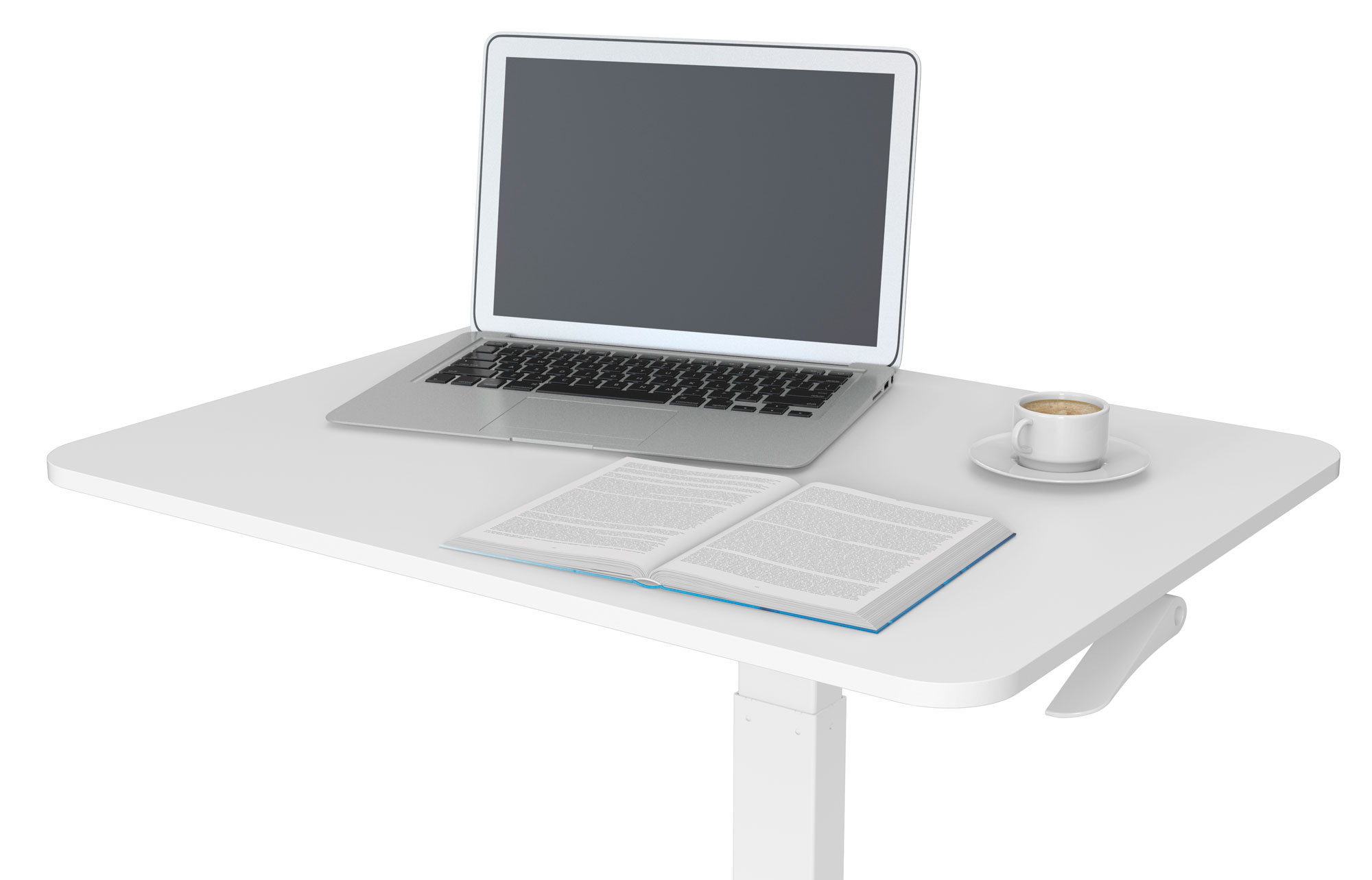 Стол для ноутбука Cactus VM-FDS102 столешница МДФ белый 80x60x121см (CS-FDS102WWT) 