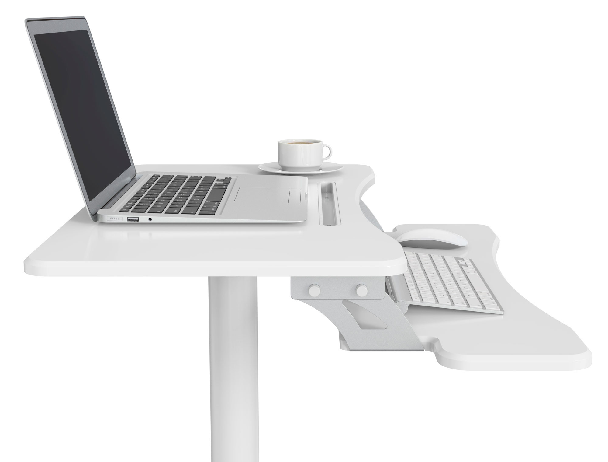 Стол для ноутбука Cactus VM-FDS108 столешница МДФ белый 71x39.2x110см (CS-FDS108WWT) 
