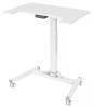 Стол для ноутбука Cactus  CS-FDE101WWT  электропривод столешница МДФ белый каркас белый 80x60x123см