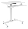 Стол для ноутбука Cactus  CS-FDE103WWT  электропривод столешница МДФ белый каркас белый 91.5x56x123см