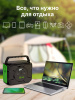Электростанция портативная Cactus CS-PCS144-EC5 40000mAh 5A 4xUSB черный/зеленый 