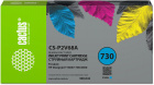 Картридж струйный Cactus  CS-P2V68A  №730 голубой (300мл) для HP Designjet T1600/1700/2600 с чипом