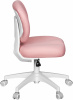 Кресло детское Cactus CS-CHR-3594PK розовый крестов. пластик белый 