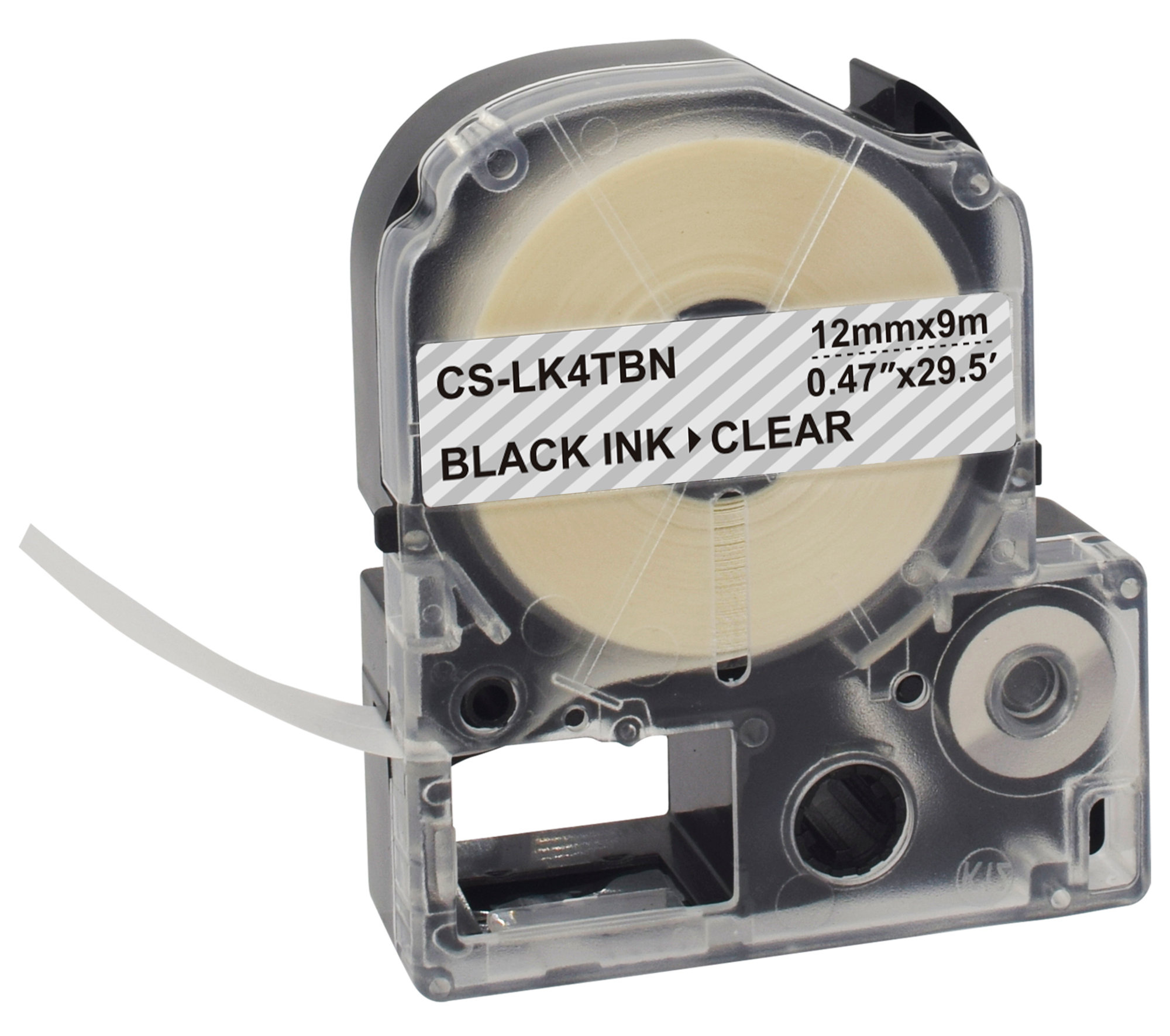Картридж ленточный Cactus CS-LK4TBN черный для Epson LW300/LW400/LW700/LW600P/LW1000P/K400/Z700/Z900