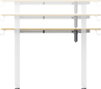 Стол для компьютера Cactus CS-ED-WTBAM электропривод столешница бамбук бежевый каркас белый 120x72x60см 