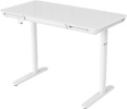 Стол для компьютера Cactus CS-EGD-WT-LED электропривод столешница закаленное стекло белый каркас белый 120x72x60см 