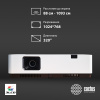 Проектор Cactus CS-S2.WT 3LCD 4000Lm ANSI (1024x768) 15000:1 ресурс лампы:10000часов 1xUSB typeA 2xHDMI 3.26кг