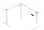 Стол для компьютера Cactus CS-EDXL-WWT электропривод столешница МДФ белый каркас белый 160x140x72см 