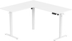 Стол для компьютера Cactus CS-EDXL-WWT электропривод столешница МДФ белый каркас белый 160x140x72см 