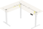 Стол для компьютера Cactus CS-EDXL-WWD электропривод столешница МДФ белый дуб каркас белый 160x140x72см 