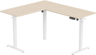 Стол для компьютера Cactus CS-EDXL-WWD электропривод столешница МДФ белый дуб каркас белый 160x140x72см 