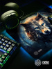 Коврик для мыши Cactus Wolf рисунок 400x300x3мм (CS-MP-PRO20XL)