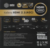 Кабель аудио-видео Cactus  CS-HDMI-AOC-2.1-20  HDMI (m)/HDMI (m) 20м. позолоч.конт. черный