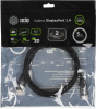 Кабель аудио-видео Cactus CS-DP-DP-1.4-2 DisplayPort (m)/DisplayPort (m) 2м. позолоч.конт. черный