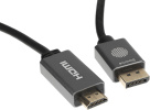 Кабель аудио-видео Cactus CS-DP-HDMI-1.2-2 DisplayPort (m)/HDMI (m) 2м. позолоч.конт. черный