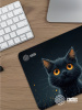 Коврик для мыши Cactus Black Cat 250x200x3мм (CS-MPC-D09S)